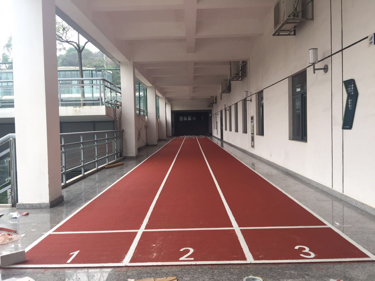 全國施工預制型跑道 承接學校、廣場、公園塑膠跑道工程